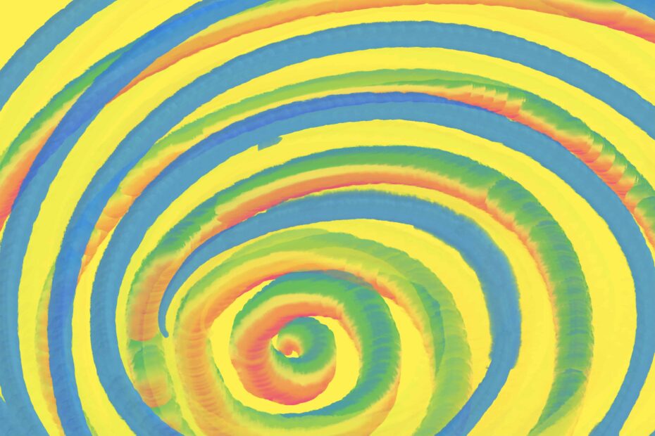 swirl watercolor rainbow pattern representing confusion pertaining to Barriers Of Communication