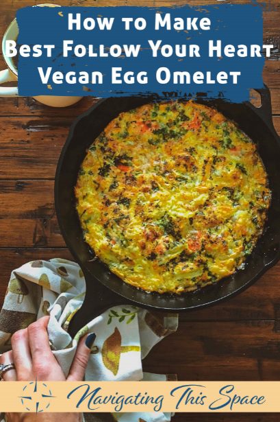 Follow Your Heart Vegan Egg Omelet in a pan