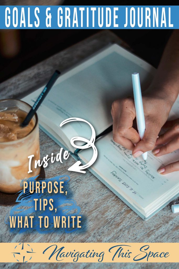 Goals and gratitude journal writing tips