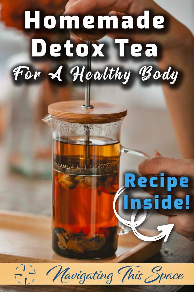 Homemade detox tea for a healthy body