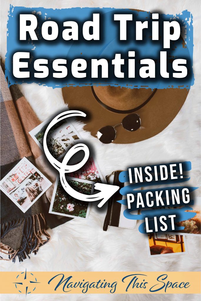 Road trip essentials with packing list