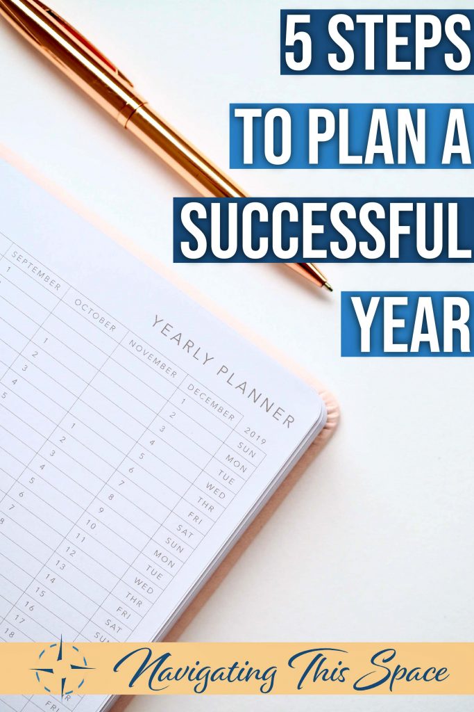 5 Steps to plan a successful year