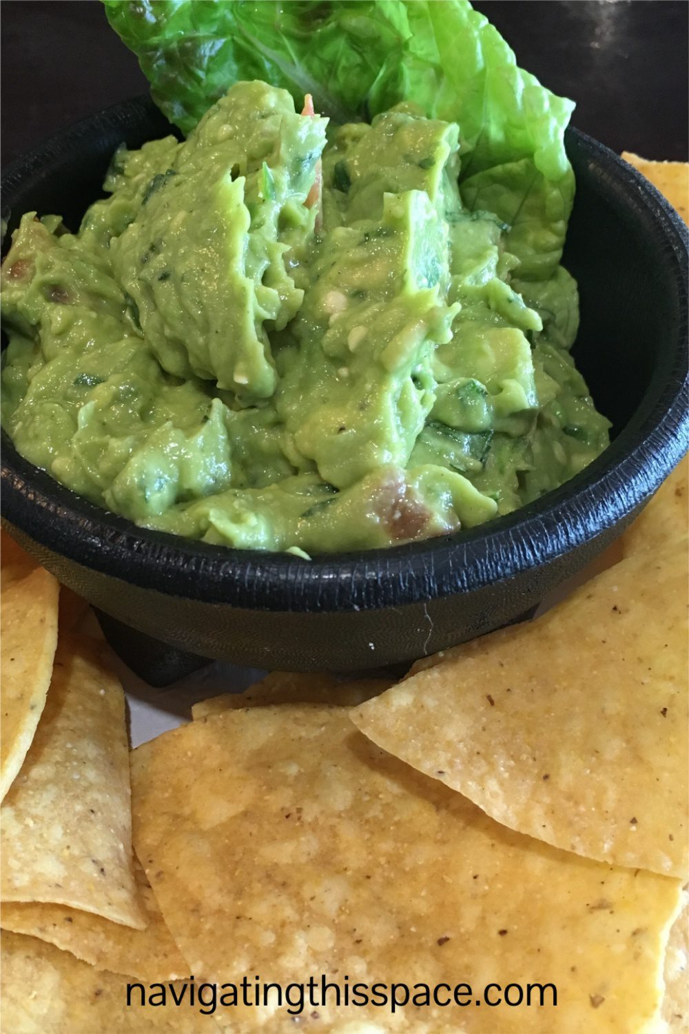 guacamole and chips