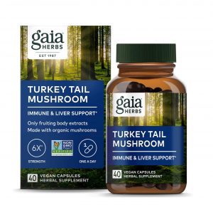 Turkey Tail Mushroom Immune Support - Gaia Herbs