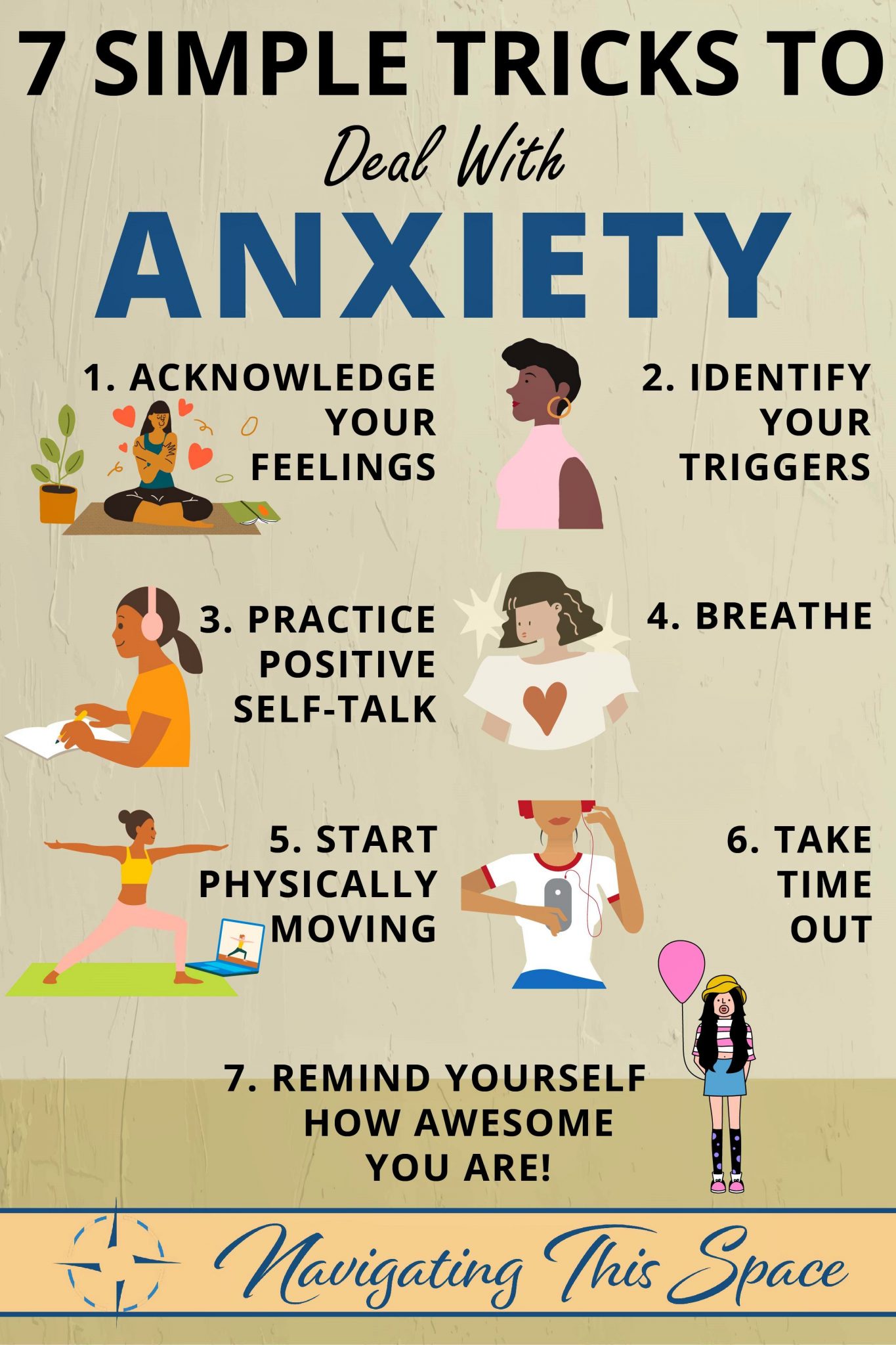 How to Deal With Anxiety: 7 Simple Tricks That Really Work - Navigating ...